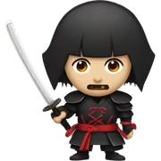 vampire samurai sticker