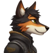 Edgy anthro furry by Falvie, LiLaiRa, AngieWolf sticker