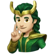 loki saluting sticker