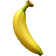 Banana with hat sticker