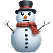 snowman sticker