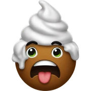 Silly poop sticker