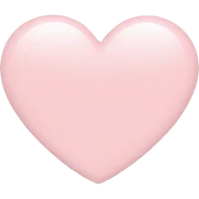 Heart in a light pink  sticker