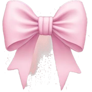bow in baby pink  sticker