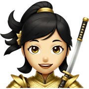 Golden Samurai sticker