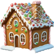 gingerbread house sticker