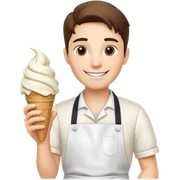 ice cream vendor sticker