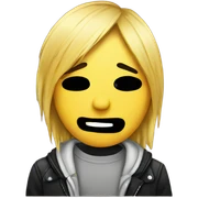 Emo emoji sticker