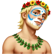Flower-Crowned Dancer sticker