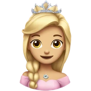 princess bow sticker