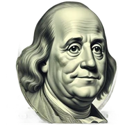 Rich money sticker