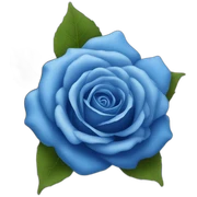 blue rose sticker