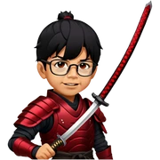 Fierce Samurai sticker