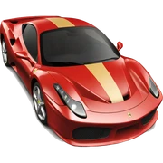 Un Ferrari  sticker