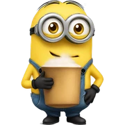 Minion blowing a kiss  sticker