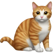 Cat with car sticker