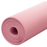 light pink rolled yoga mat  sticker