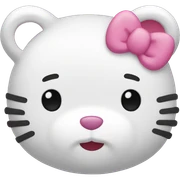 hello kitty bear  sticker