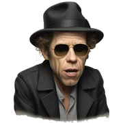 Tom Waits sticker