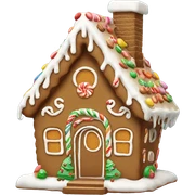 gingerbread house sticker
