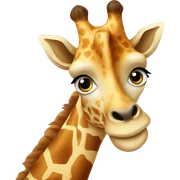Giraffe sticker