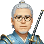 Elegant Samurai sticker
