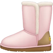light pink uggs sticker