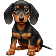 baby dashund sticker