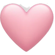 Light pink heart sticker