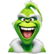 Grinch sticker