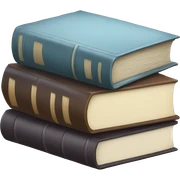 Stack of books sticker