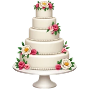 wedding cake sticker