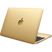 Gold macbook sticker