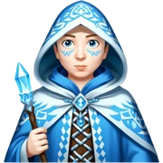 Frost wizard sticker