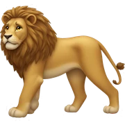 Lion sticker