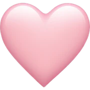 Light pink heart sticker