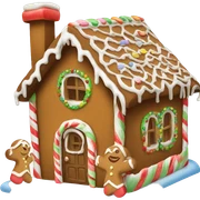 gingerbread house sticker