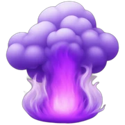 violet fire sticker