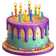 Birthday sticker