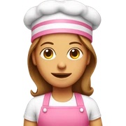 pink baking  sticker