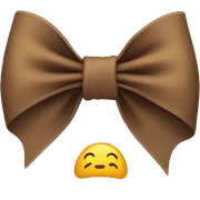 Bow sticker