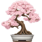 Bonsai Japanese cherry blossom tree sticker