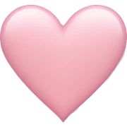 Light pink heart sticker