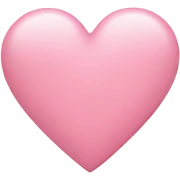 baby pink heart sticker