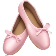 Pale pink ballet shoes sticker