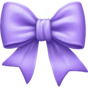 Lavender bow  sticker