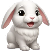 A cute bunny! sticker