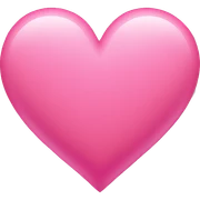 Pink heart sticker
