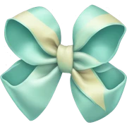 Pastel cute bow sticker