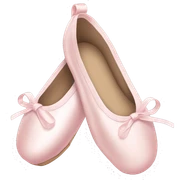 Pale pink ballet shoes sticker